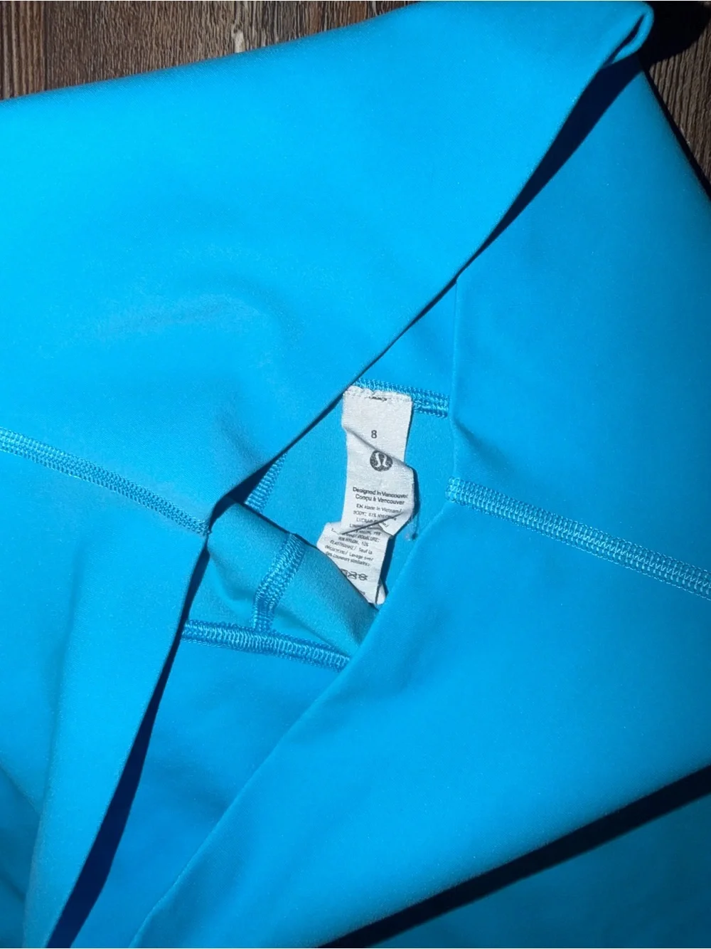 Lululemon Size 8 Align High Rise HR Shorts KYBL Kayak Blue
